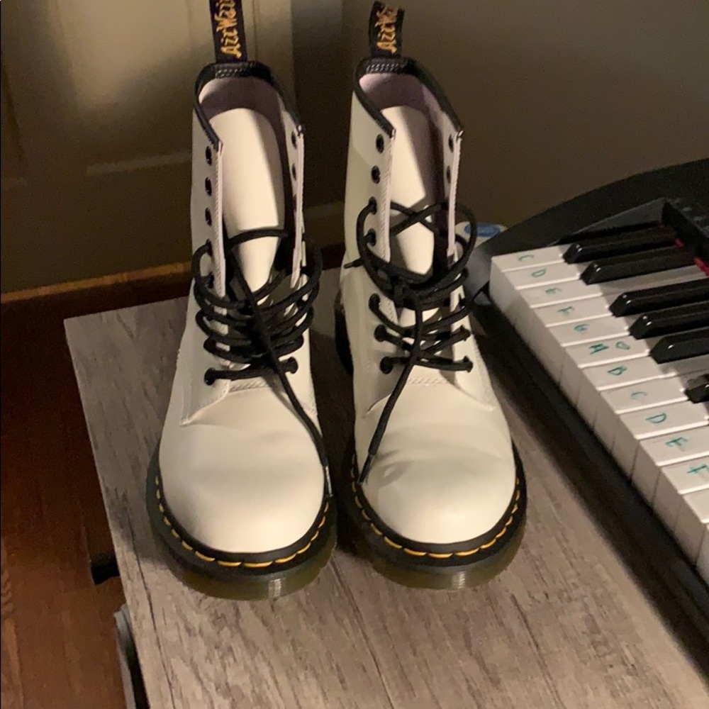 white doc martens
